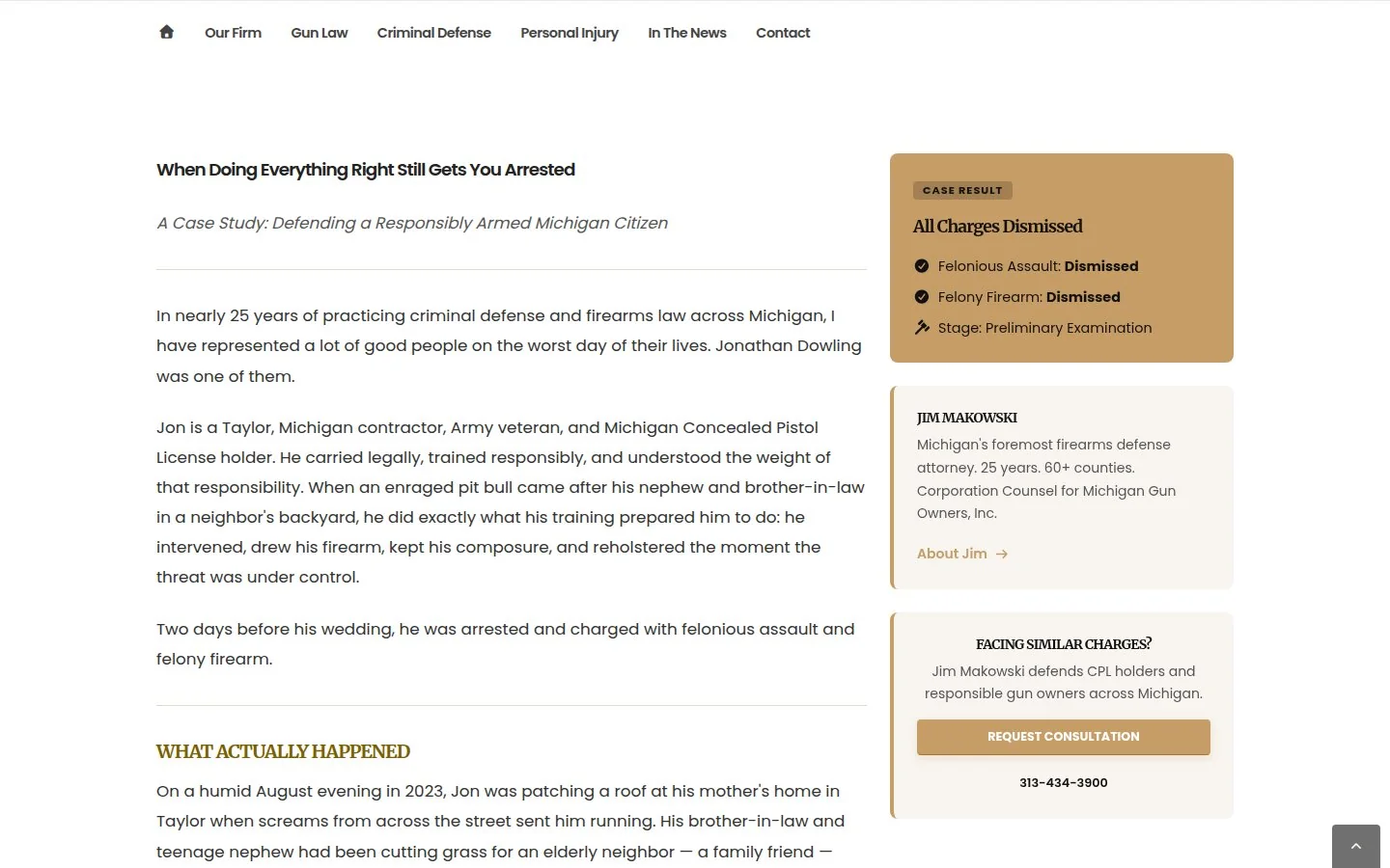 Makowski Legal — Michigan Gun Law & Criminal Defense slide 9