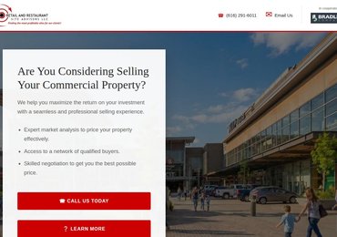 Retail and Restaurant Site-Advisors commercial real estate website